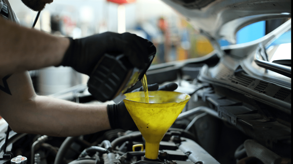 oil change at Kingsway Service Centre